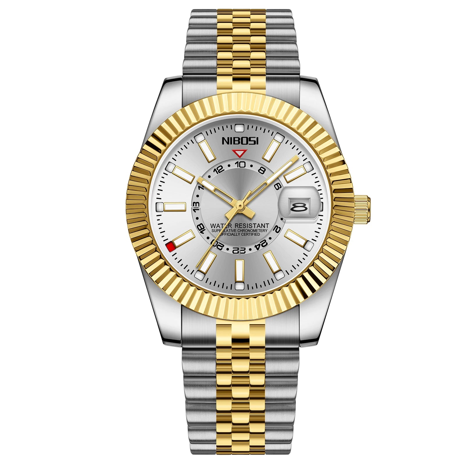 Reloj de buceo NIBOSI de lujo a la moda para hombre, reloj de fecha resistente al agua 30ATM, relojes deportivos, reloj de pulsera de cuarzo para hombre, reloj Masculino