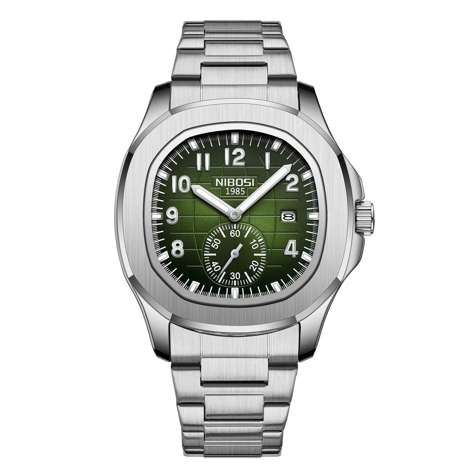 Relojes NIBOSI para Hombre, Reloj deportivo de cuarzo de lujo de marca superior para Hombre, relojes luminosos con fecha automática resistente al agua, Reloj para Hombre