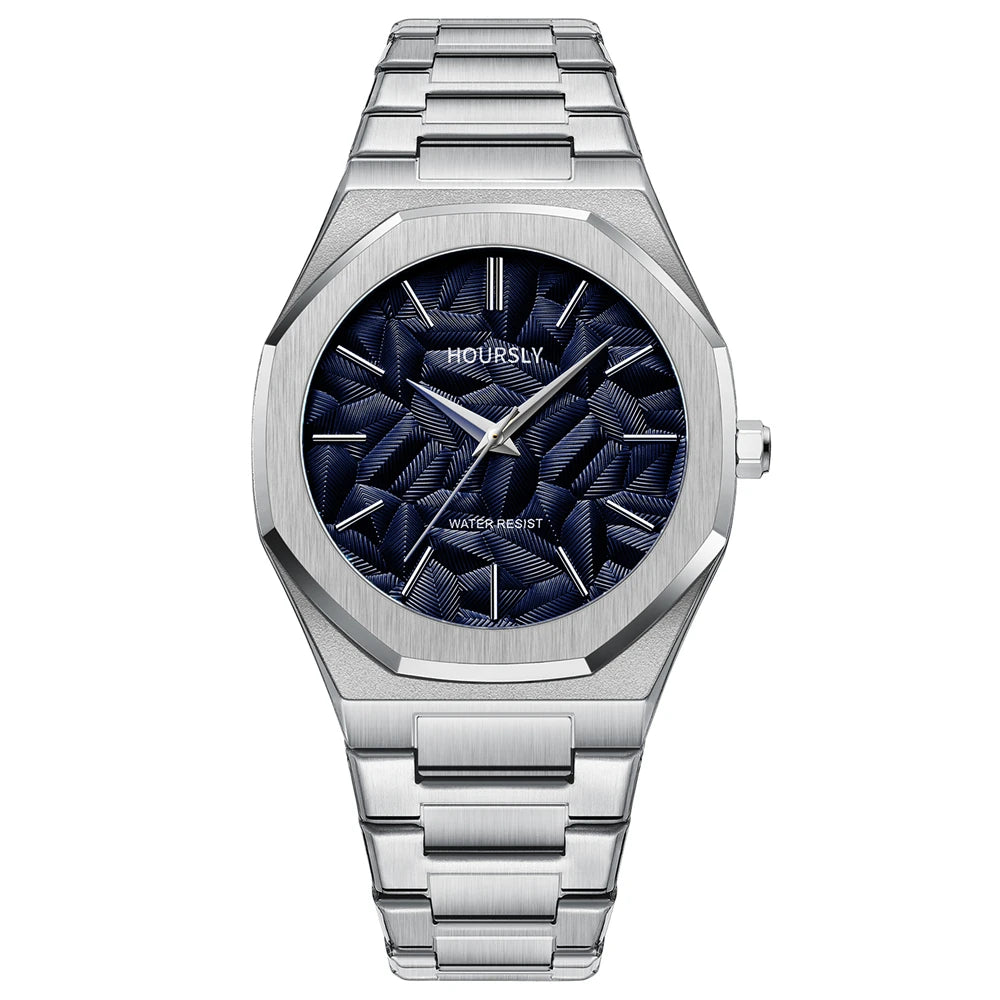 Reloj de pulsera Original de acero inoxidable negro para hombre, reloj clásico de negocios resistente al agua con movimiento japonés, bonito reloj para hombre