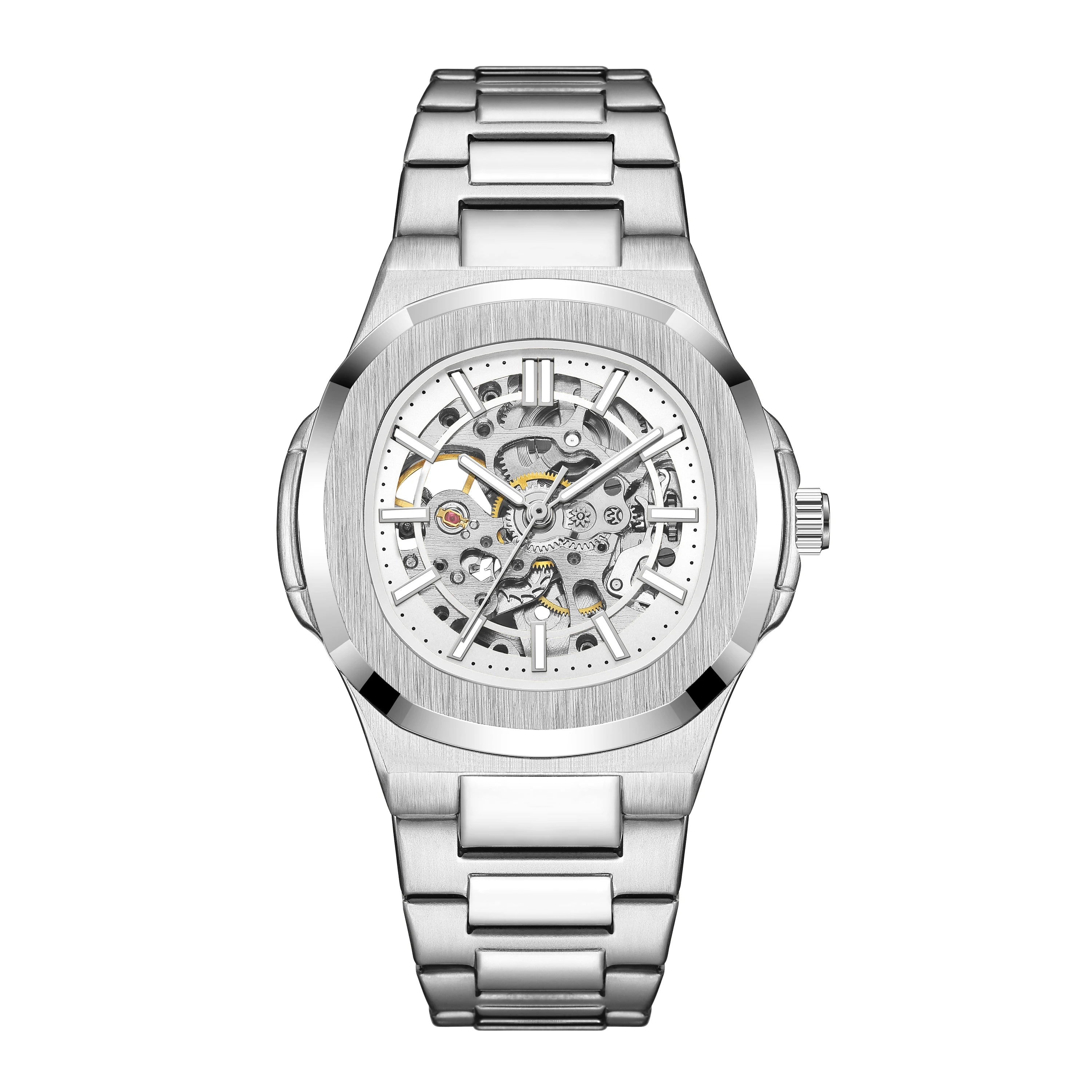 Nuevo reloj para hombre, nuevo reloj de negocios de lujo, resistente al agua, relojes con esfera dorada, reloj de pulsera a la moda para hombre, reloj Masculino 2023