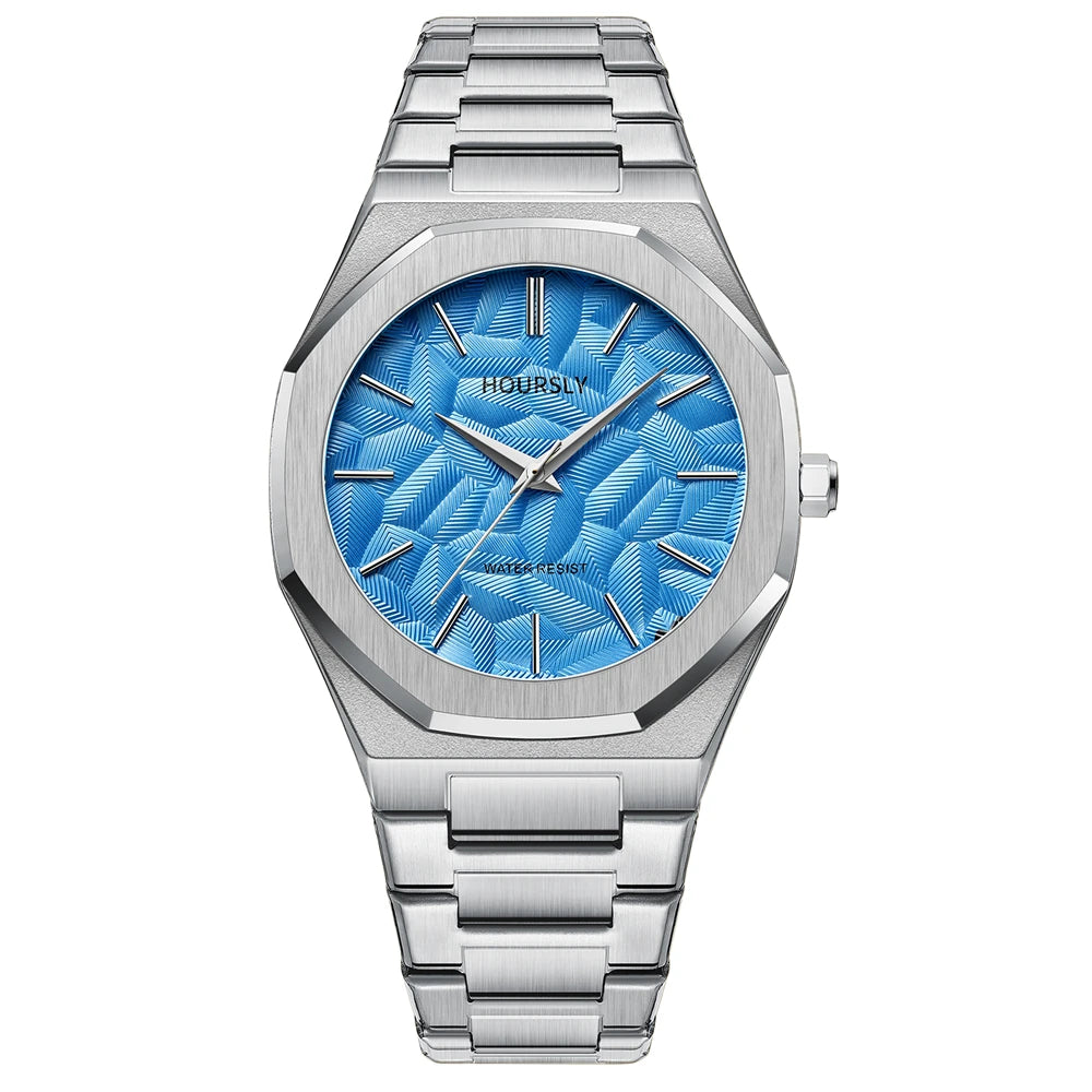 Reloj de pulsera Original de acero inoxidable negro para hombre, reloj clásico de negocios resistente al agua con movimiento japonés, bonito reloj para hombre