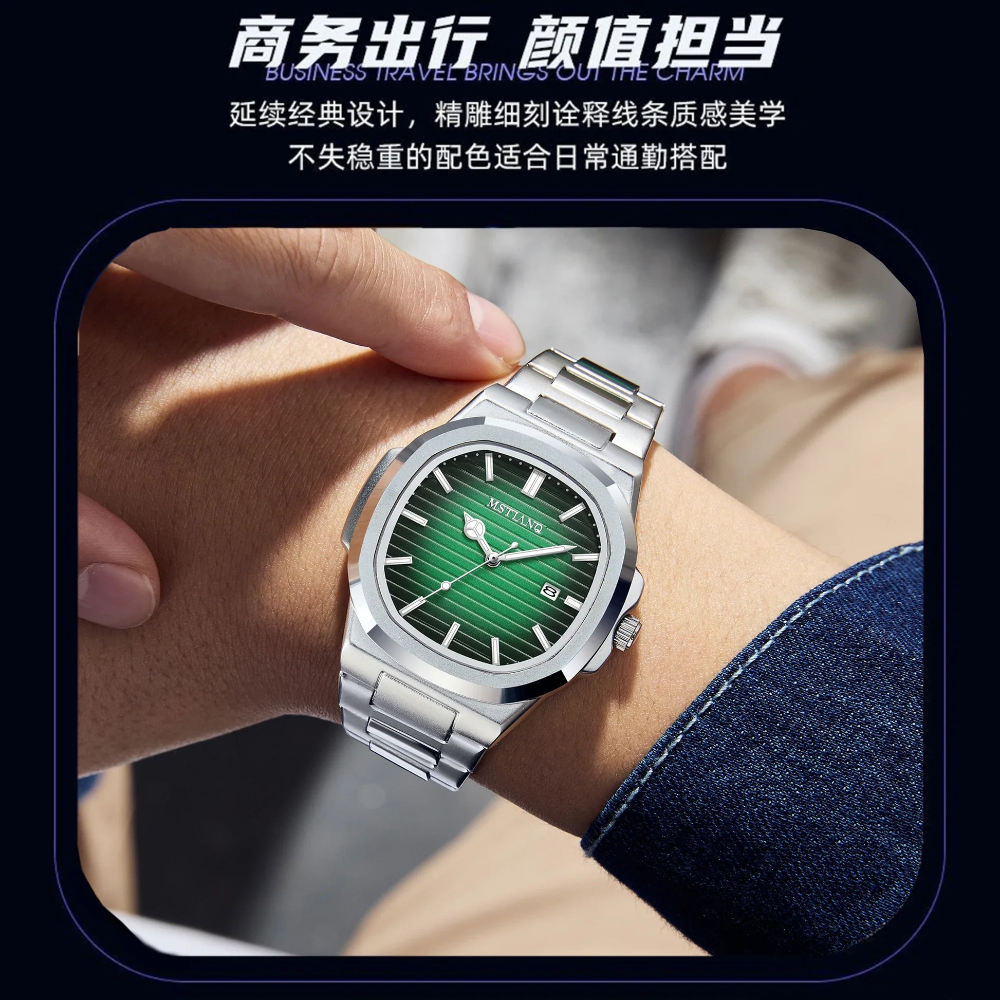 2025 nuevos relojes de cuarzo de lujo para hombre, reloj automático resistente al agua hasta 30M con fecha, reloj cronógrafo deportivo de acero inoxidable para hombre, reloj para hombre