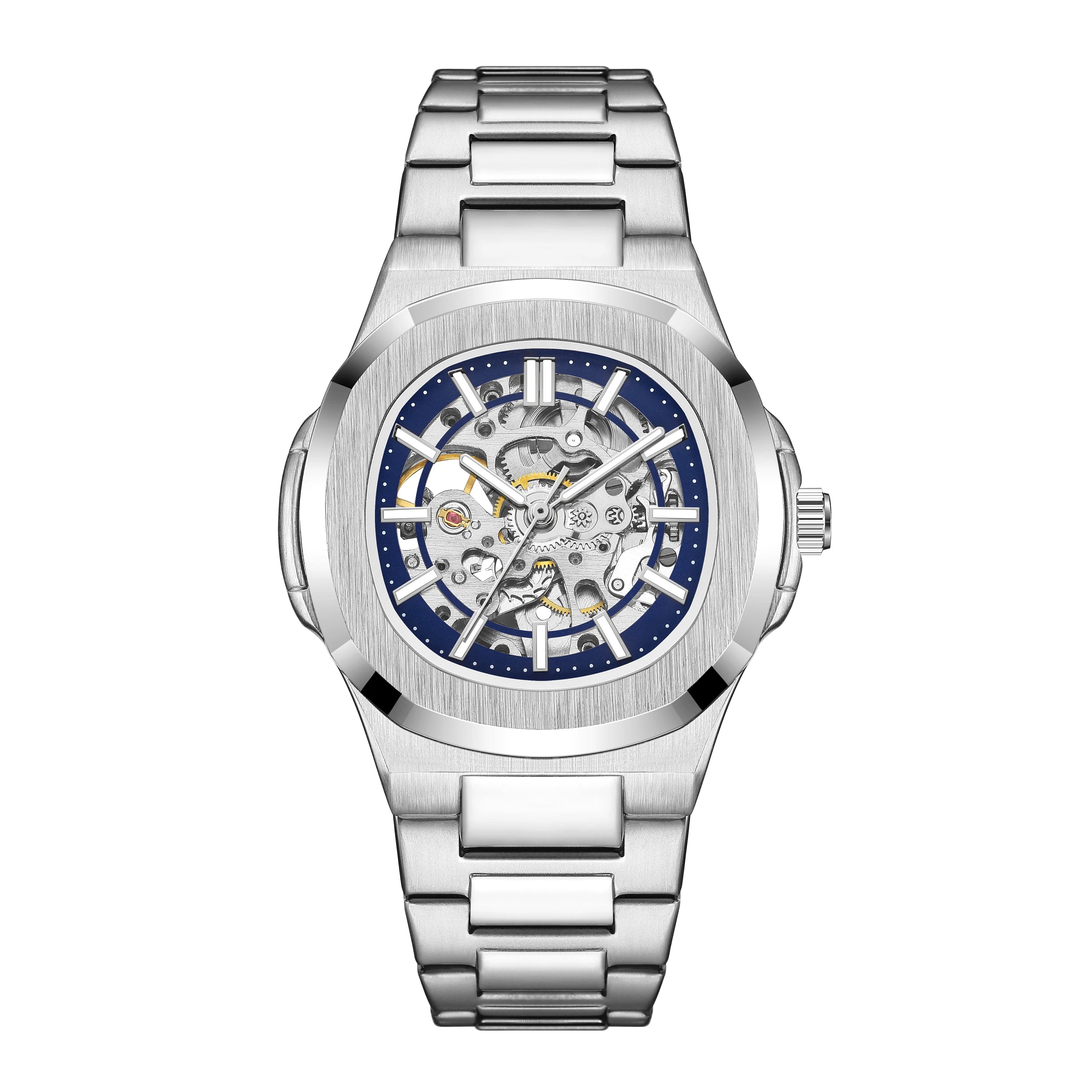 Nuevo reloj para hombre, nuevo reloj de negocios de lujo, resistente al agua, relojes con esfera dorada, reloj de pulsera a la moda para hombre, reloj Masculino 2023