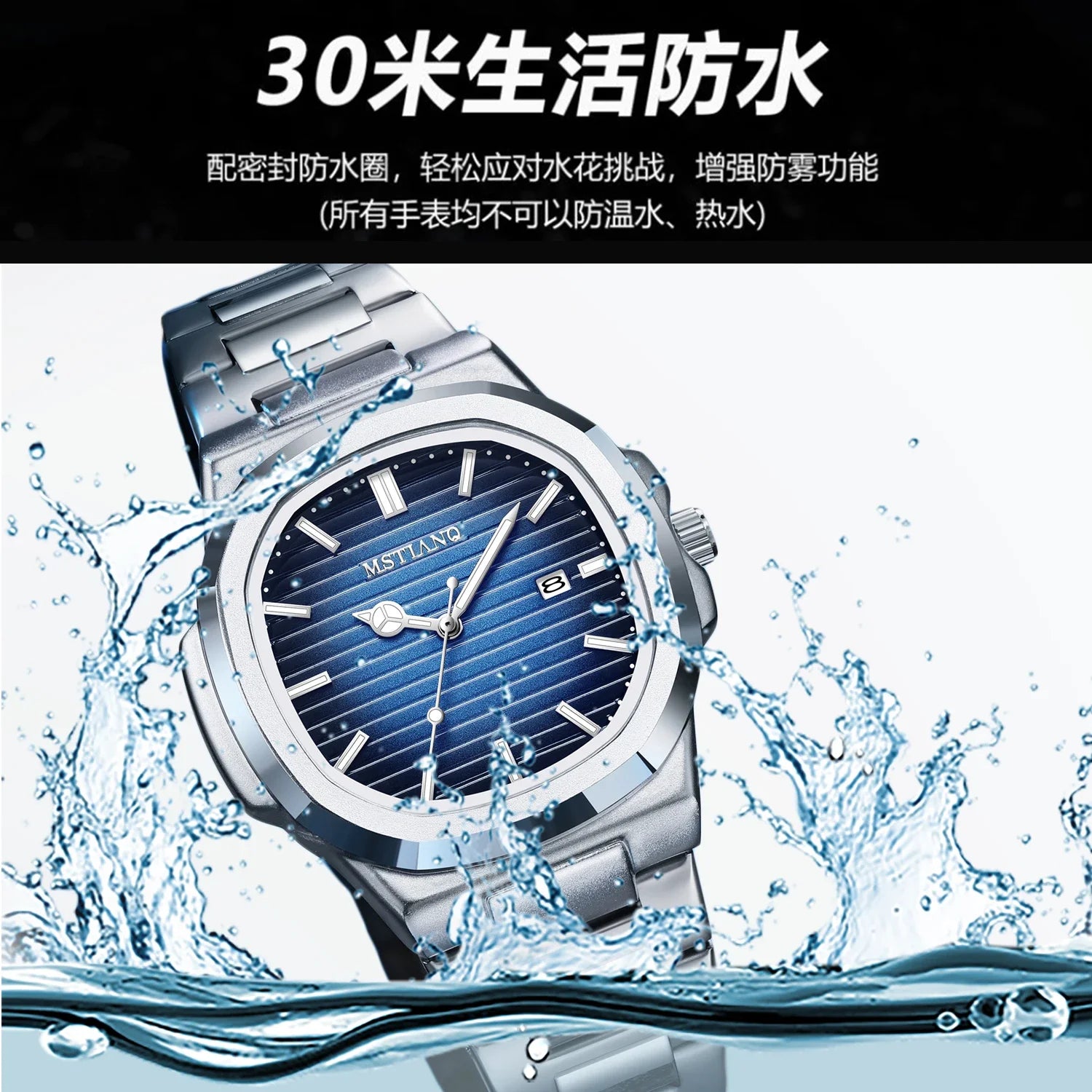 2025 nuevos relojes de cuarzo de lujo para hombre, reloj automático resistente al agua hasta 30M con fecha, reloj cronógrafo deportivo de acero inoxidable para hombre, reloj para hombre
