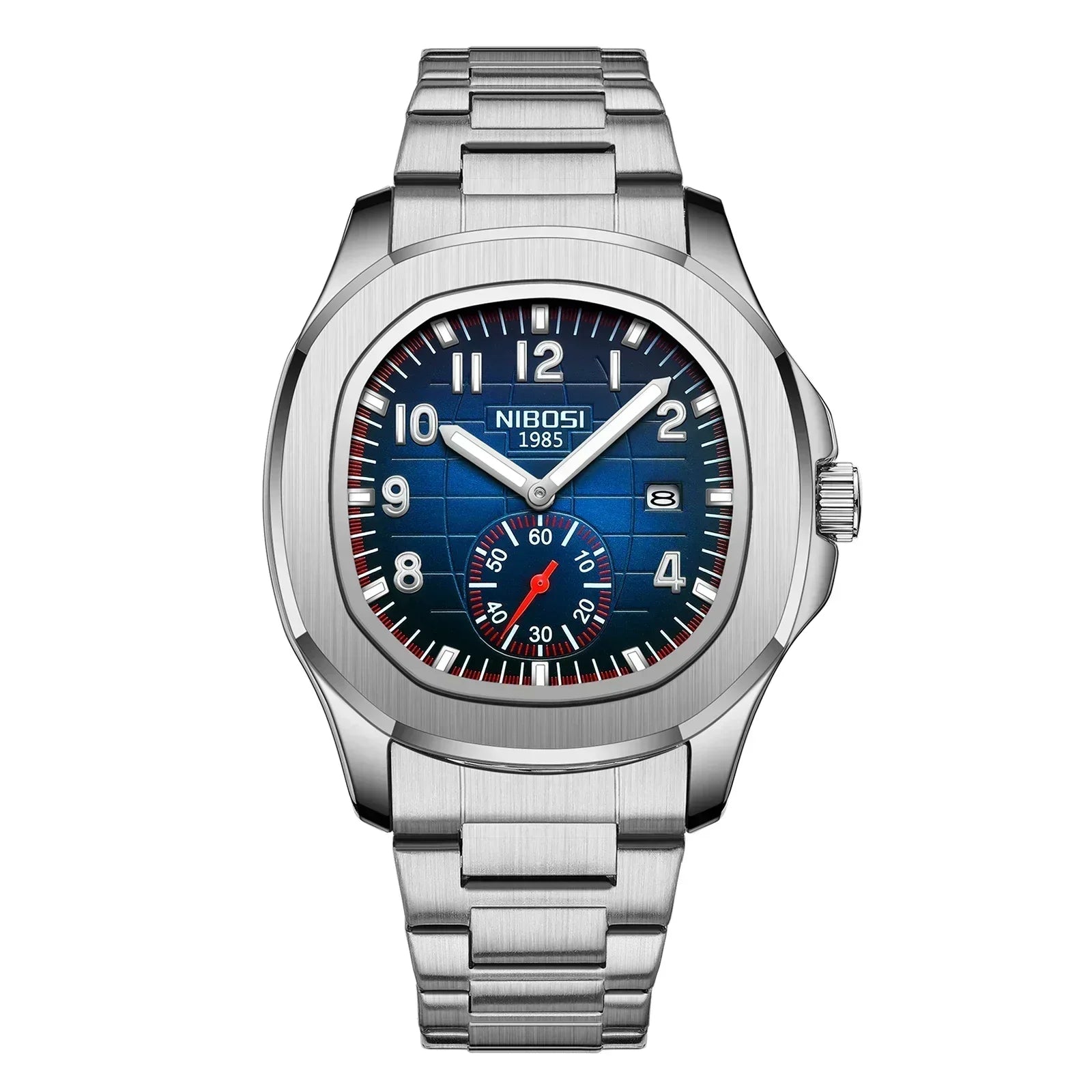 Relojes NIBOSI para Hombre, Reloj deportivo de cuarzo de lujo de marca superior para Hombre, relojes luminosos con fecha automática resistente al agua, Reloj para Hombre