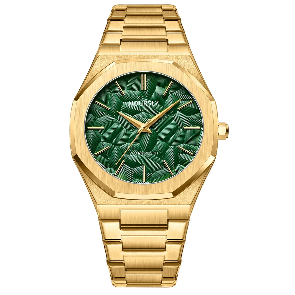 Reloj de pulsera Original de acero inoxidable negro para hombre, reloj clásico de negocios resistente al agua con movimiento japonés, bonito reloj para hombre