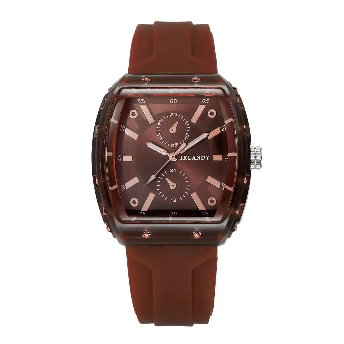 Relojes de moda para Mujer, relojes de pulsera de cuarzo analógicos informales con banda de silicona para Mujer, Reloj para Mujer (sin caja)