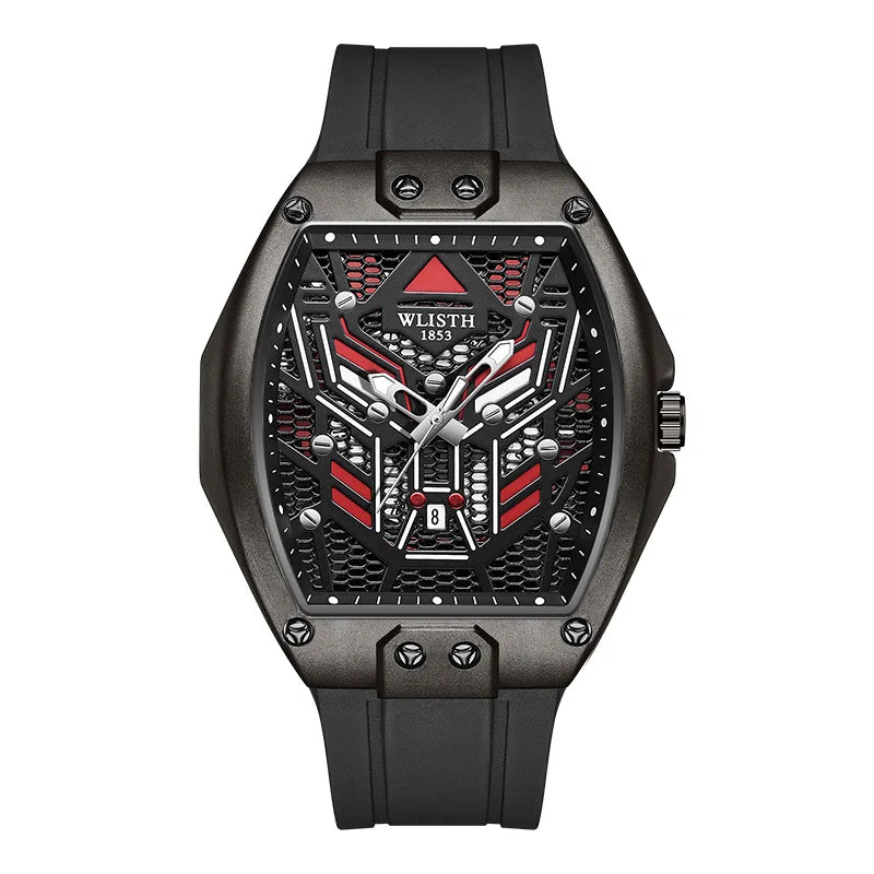 CQ350 Reloj casual y de moda para hombre, calendarios deportivos geniales, relojes de cuarzo impermeables, regalos de reloj de alta gama, relojes para hombre