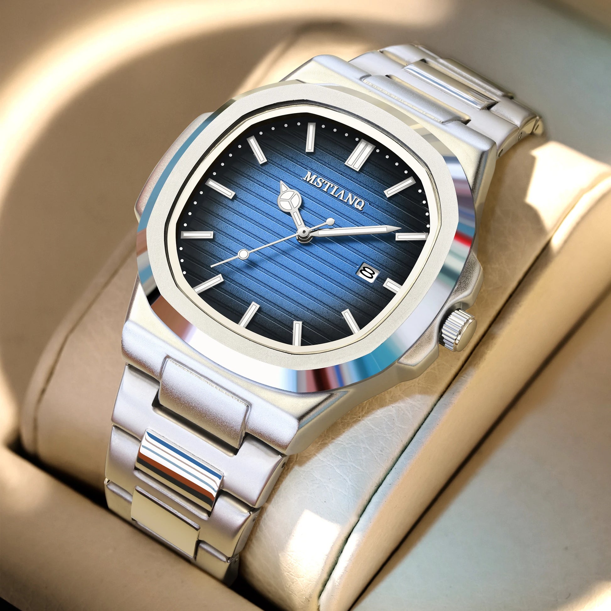 2025 nuevos relojes de cuarzo de lujo para hombre, reloj automático resistente al agua hasta 30M con fecha, reloj cronógrafo deportivo de acero inoxidable para hombre, reloj para hombre